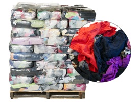 Colored Recycled T-Shirt Rags - 100 Anti-Slip 10lb Bags at RagLady.com