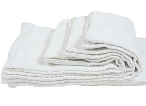 20x40 Economy White Bath Towel - 4.50 lb/dz