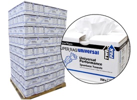 PRO Pop-Up Box Lint Free Wipes 12x17 #93570 - 126 Cases at RagLady.com