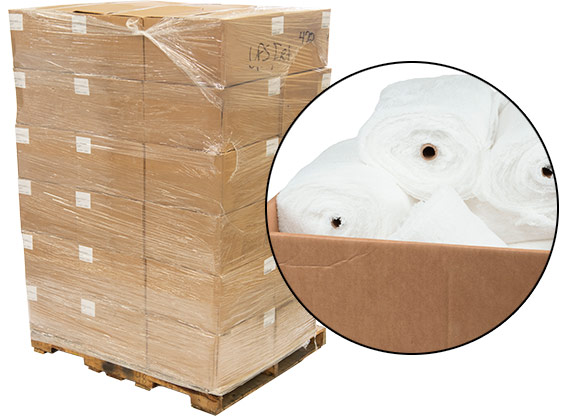 Hermitex Purified 100% Cotton Wipes - 36 Cases at RagLady.com