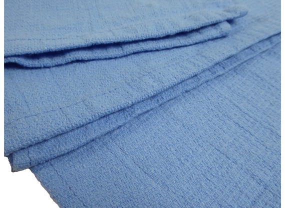 Atlas Blue Huck Towels 16x26 100% Eco-Friendly Cotton