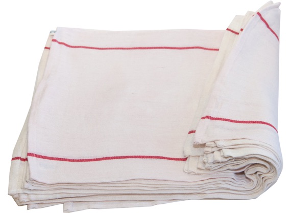 Striped Low Lint Cotton Towels 18x22 at RagLady.com
