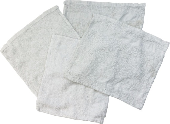 Recycled Terry Washcloth Rags 10 x 10