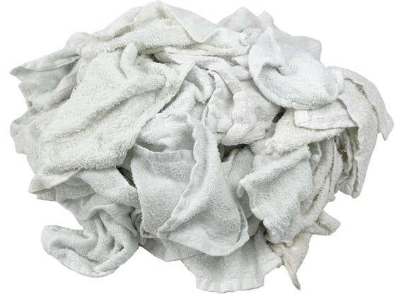 Recycled White Terry Cloth Mix