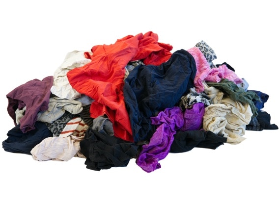 Pro-Clean Basics A99702 Recycled T-Shirt Cloth Rags, 8 lb. Box, Multicolored