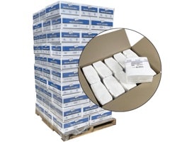 Premium Lint Free Wipes White 12x13 #93126 - 70 Cases at RagLady.com