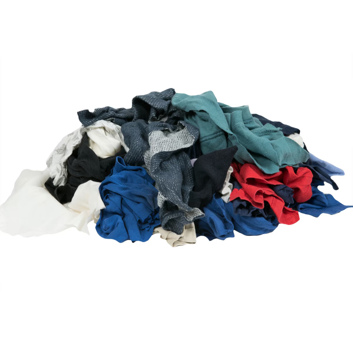 Colored T-Shirt Rags - 40-Bag Pallet | RagLady