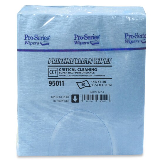 Premium Lint Free Wipes Blue 12x13