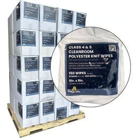 Disposable Lint Free Wipes 9x9