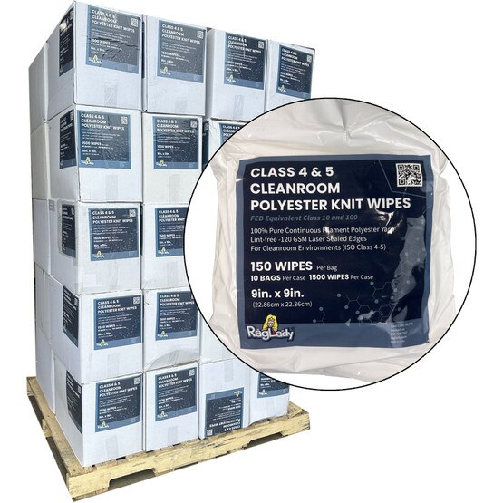 Disposable Lint Free Wipes 9x9