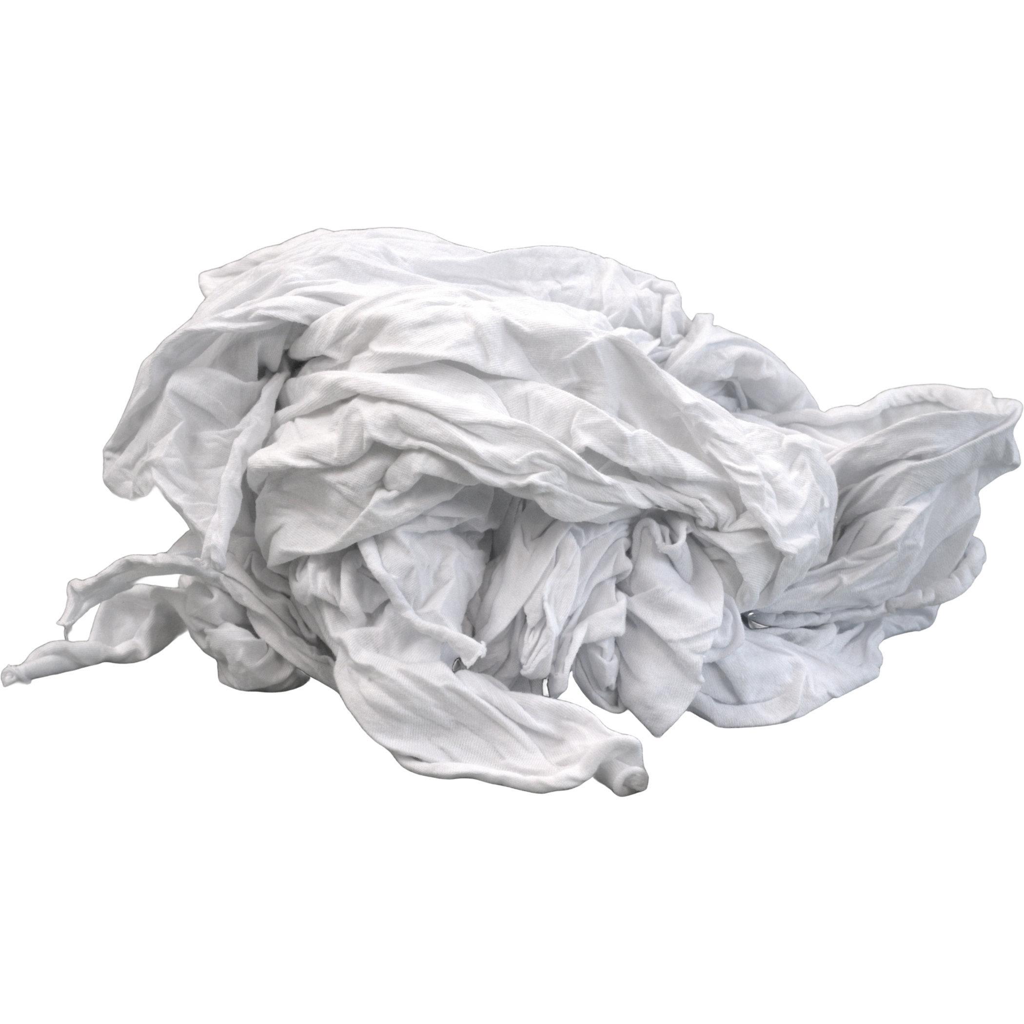 New Prewashed T-Shirt Rags - 40lb Box | RagLady