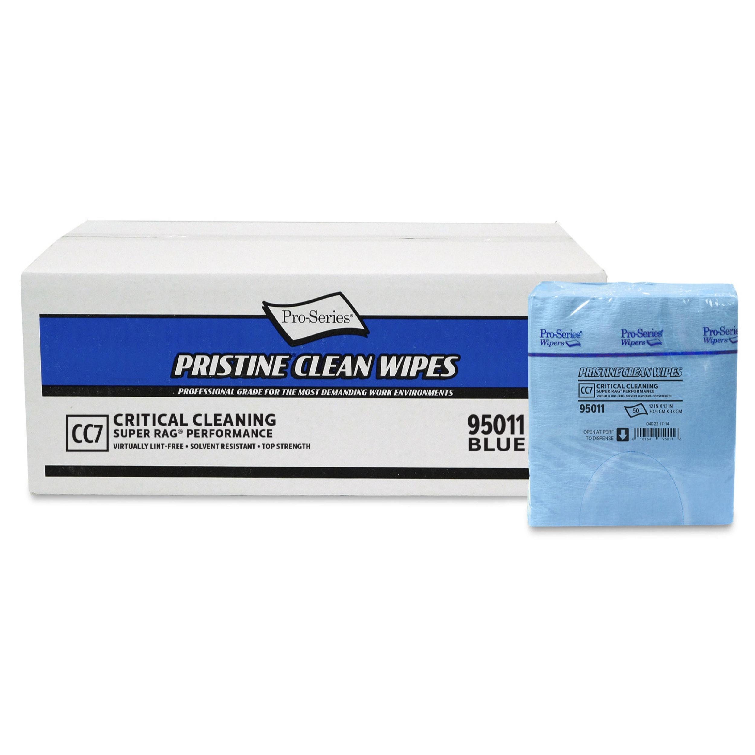 Blue Lint Free Wipes 12x13 - By the Case | RagLady