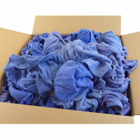 Blue Recycled Surgical Huck Rags