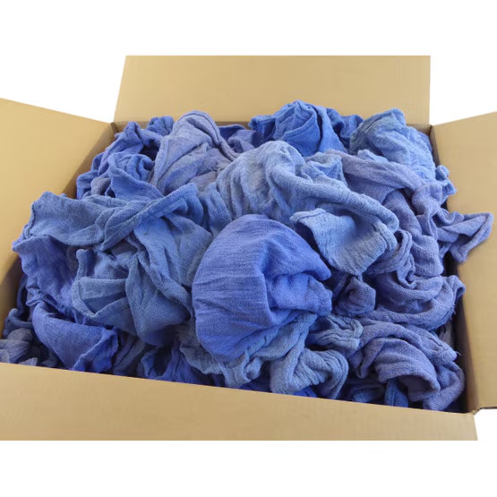 Blue Recycled Surgical Huck Rags