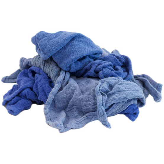 Blue Recycled Surgical Huck Rags