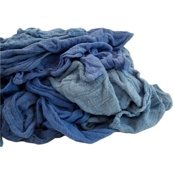 Blue Recycled Surgical Huck Rags