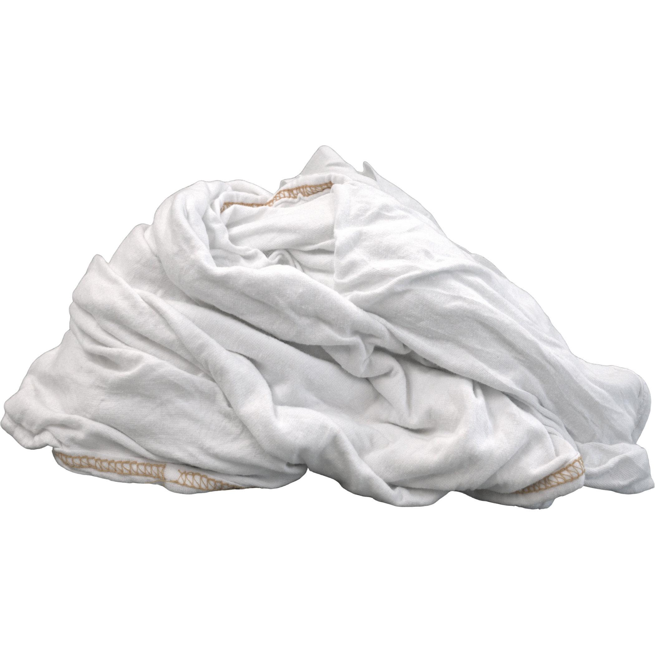 Recycled White Cotton Rags - 40lb Box | RagLady