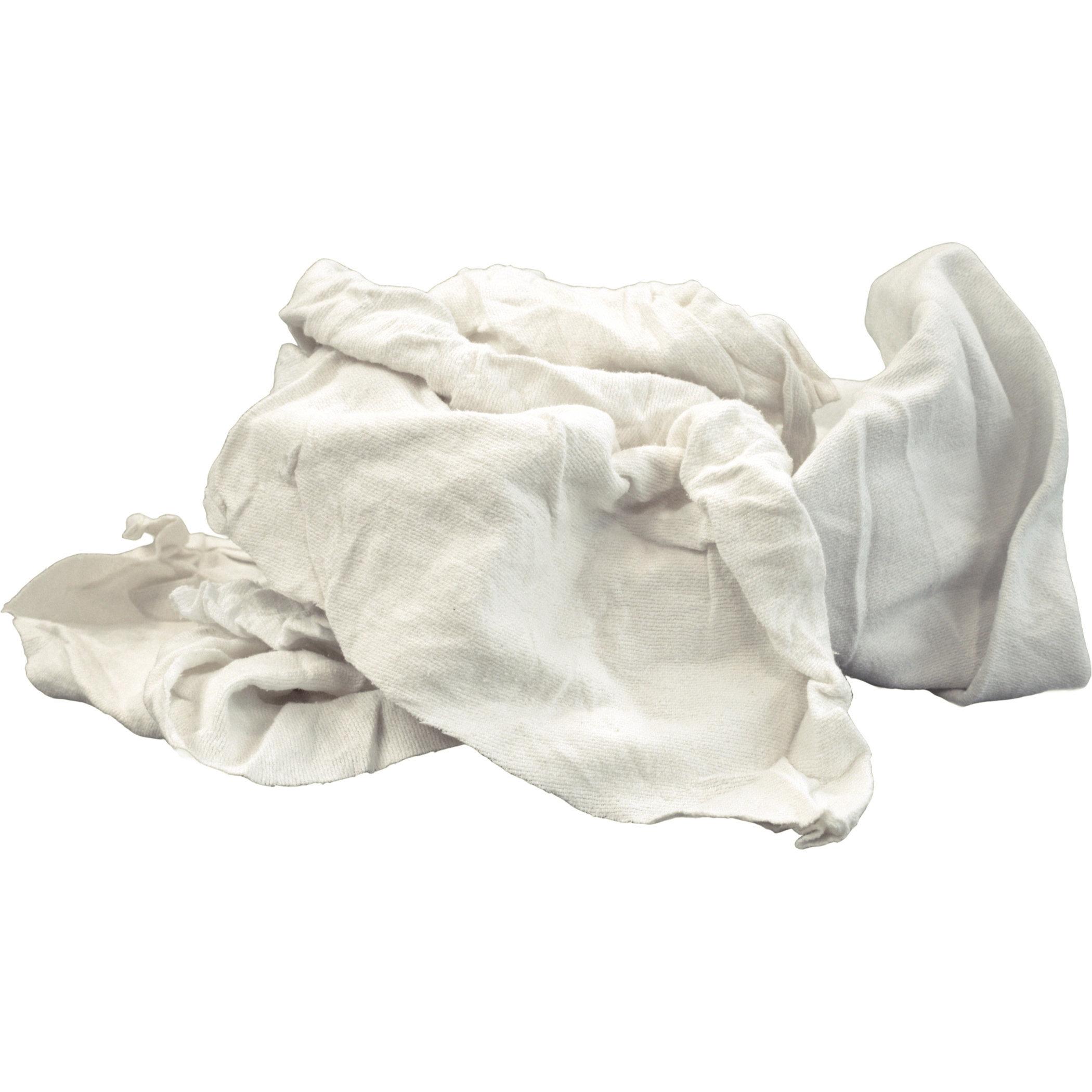 Recycled White Cotton Rags - Heavyweight | RagLady