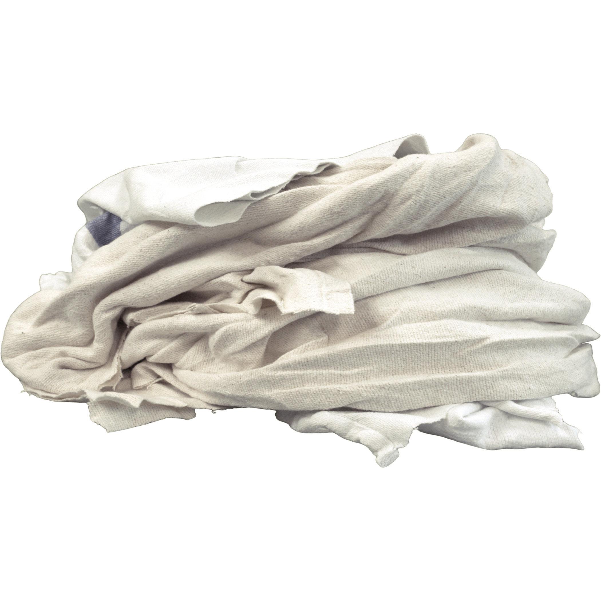 Recycled White Cotton Rags - Heavyweight | RagLady