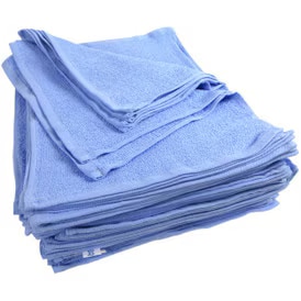 Blue Terry Bar Mop Towels 15x18
