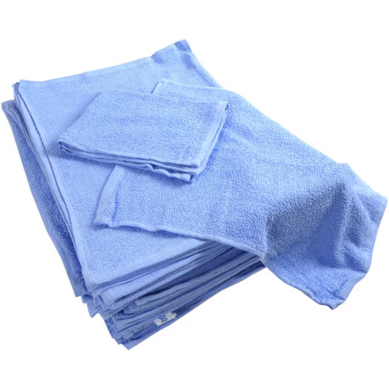 Blue Terry Bar Mop Towels