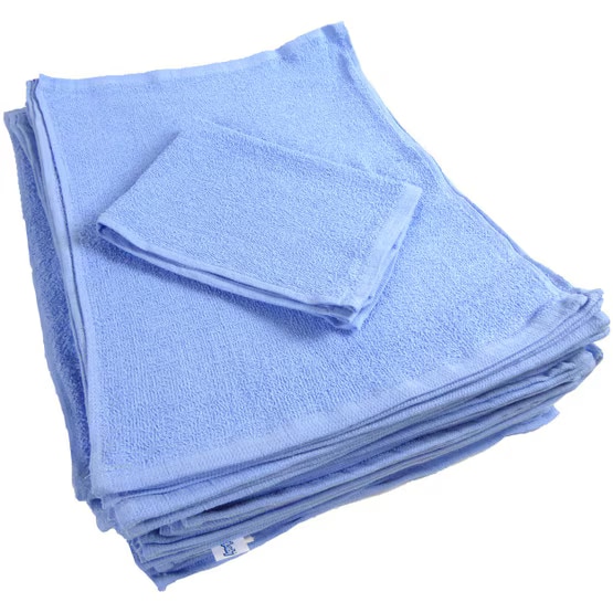 Blue Terry Bar Mop Towels