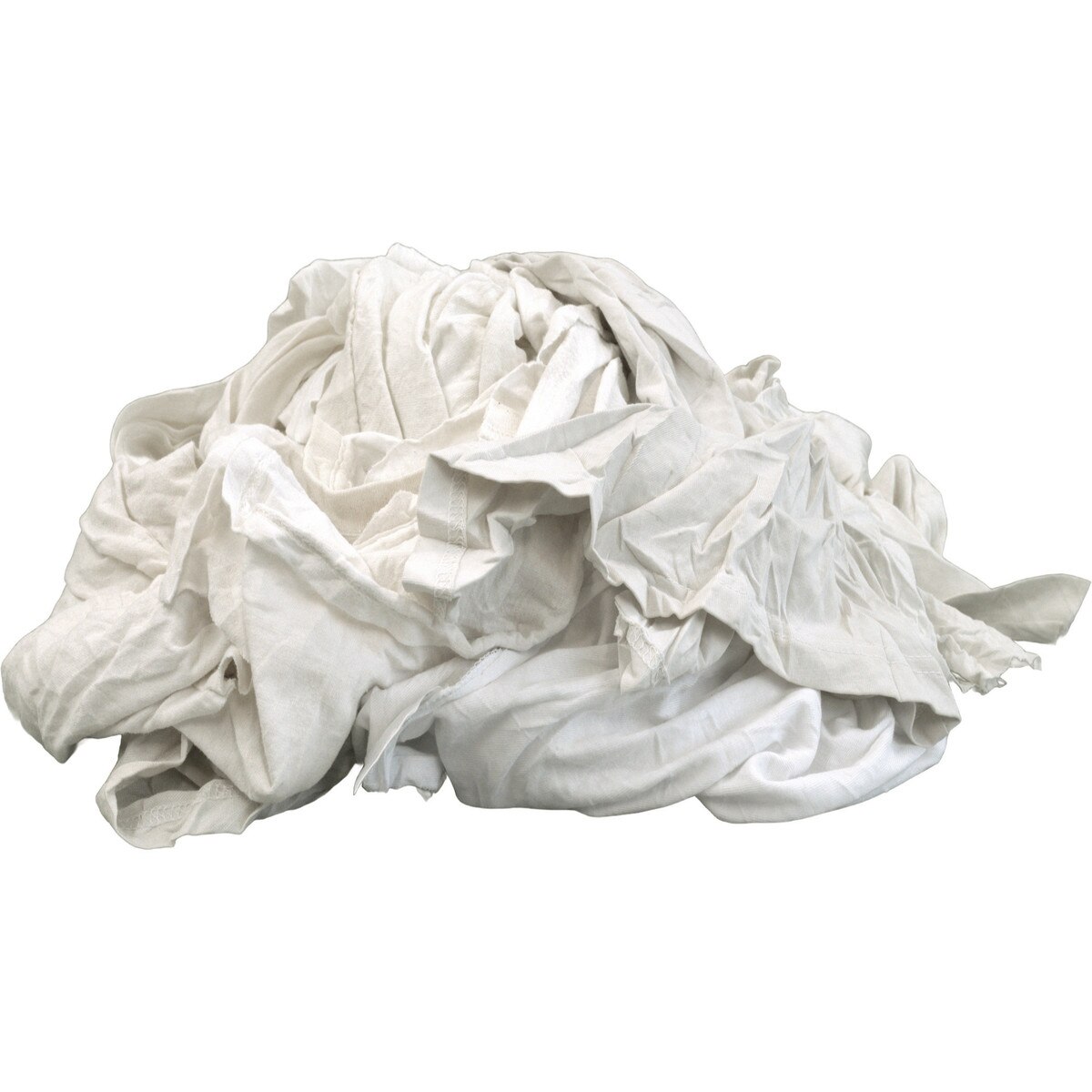 Recycled Bulk T-Shirt Rags - White - Pallet | RagLady
